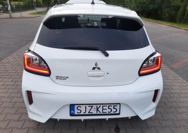 Mitsubishi Space Star cena 43500 przebieg: 45000, rok produkcji 2021 z Konin małe 436